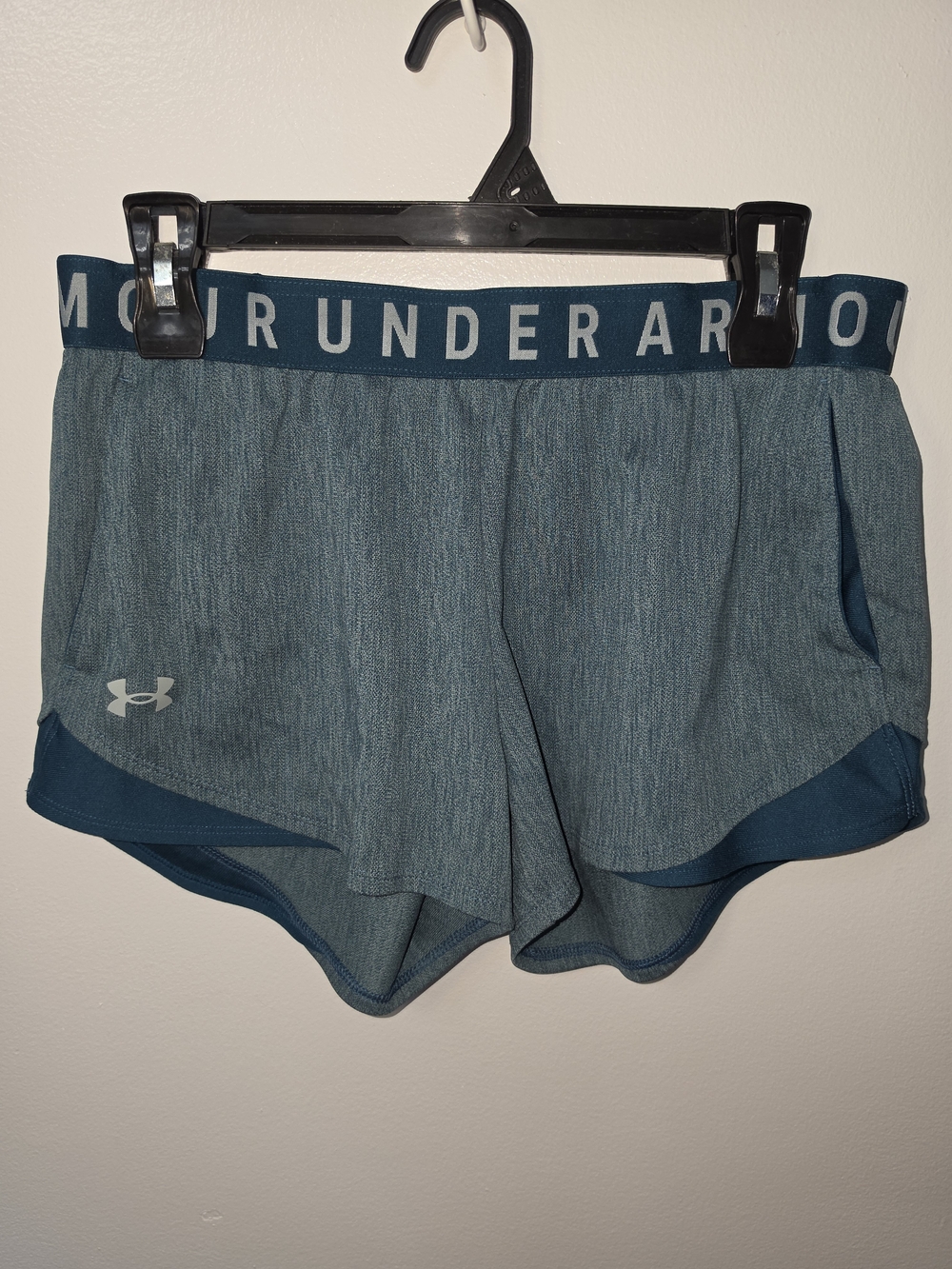 Under Armour Women's Teal Blue Performance Shorts
